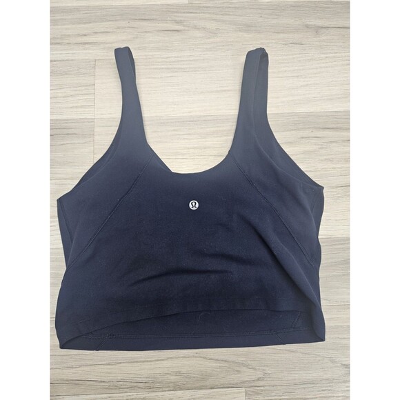 Lululemon Womens Align Tank Blue Sports Bra Size 10 - Picture 2 of 5